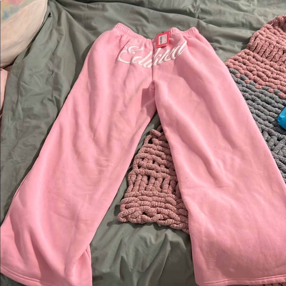 Edikted Pink Sweatpants